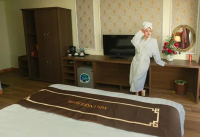 Deluxe-Dreibettzimmer — Sapa Unique Hotel